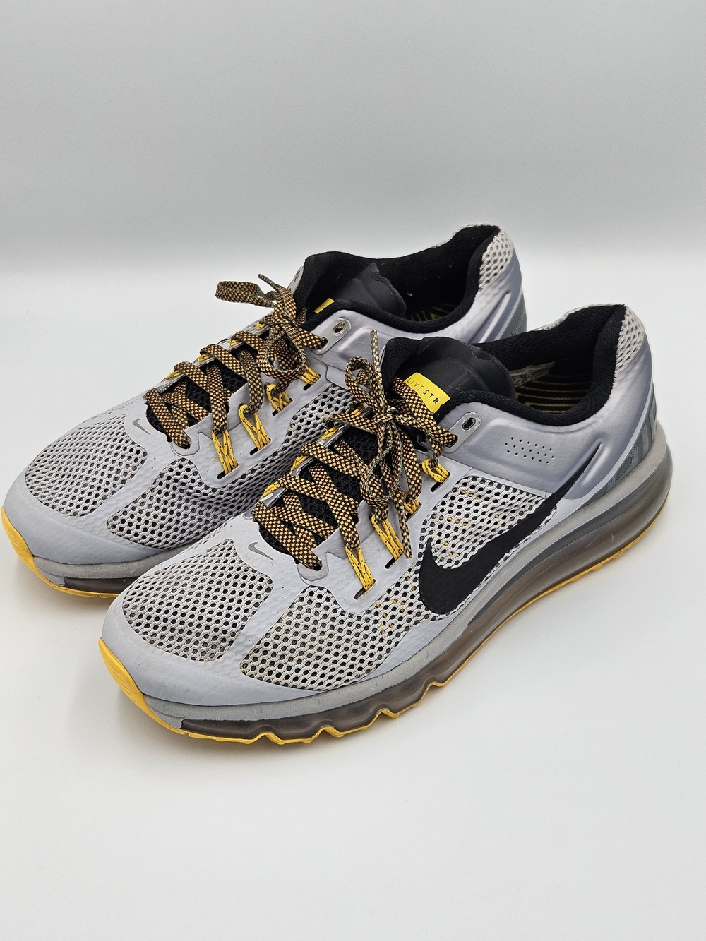 Nike Air Max+ Livestrong Gray/Yellow Men’s 8.5 Sneakers